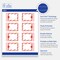 Avery Printable Tags with Sure Feed Technology, Rectangle, 2" x 3", Pre-Printed Pink Border with Red & Gold Bow Design, Matte White, Laser & Inkjet Compatible, 80 Total